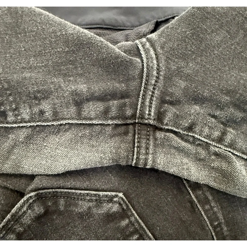 Women's American‎ Eagle Ne(x)t Level Stretch Faded Black Jeans Size 14 Long